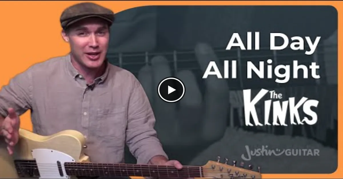 All Day All Night by The Kinks | Easy Guitar Lesson